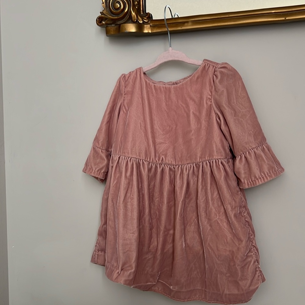 Pink Velvet Dress